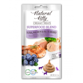 Natural Kitty Superfood Blend Tuna, Salmon & Blueberry Cat Treat 48g (3 For $11)